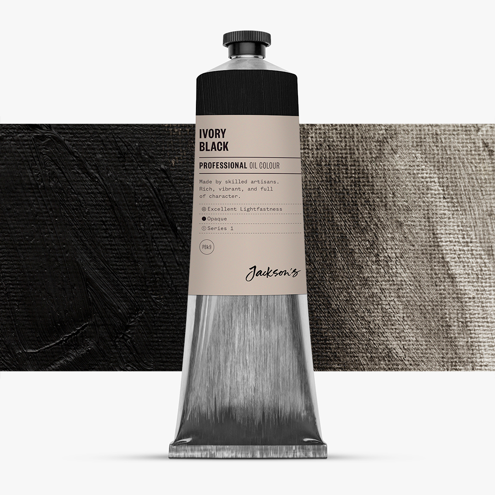 Jackson's : Professional Oil Paint : 225ml : Ivory Black
