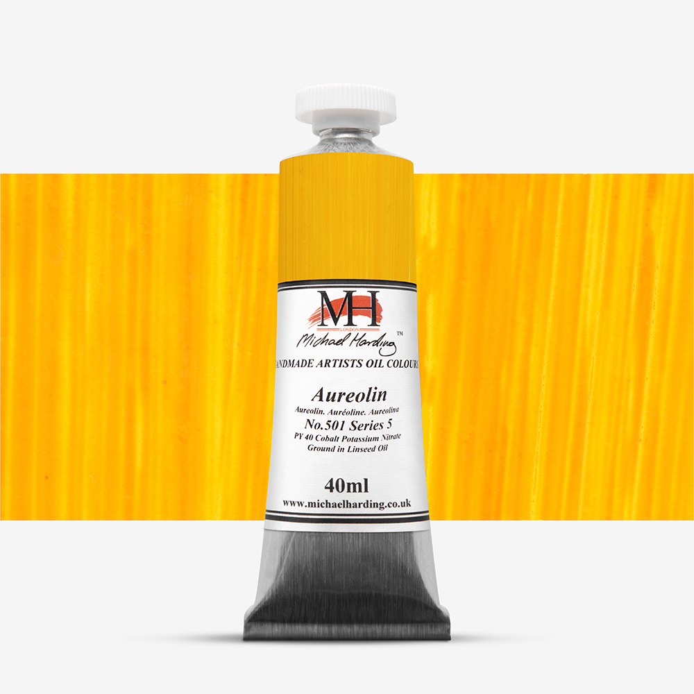 Michael Harding : Oil Paint : 40ml : Aureolin
