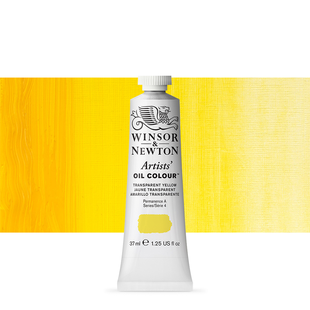 Winsor & Newton : Artists' : Oil Paint : 37ml : Transparent Yellow