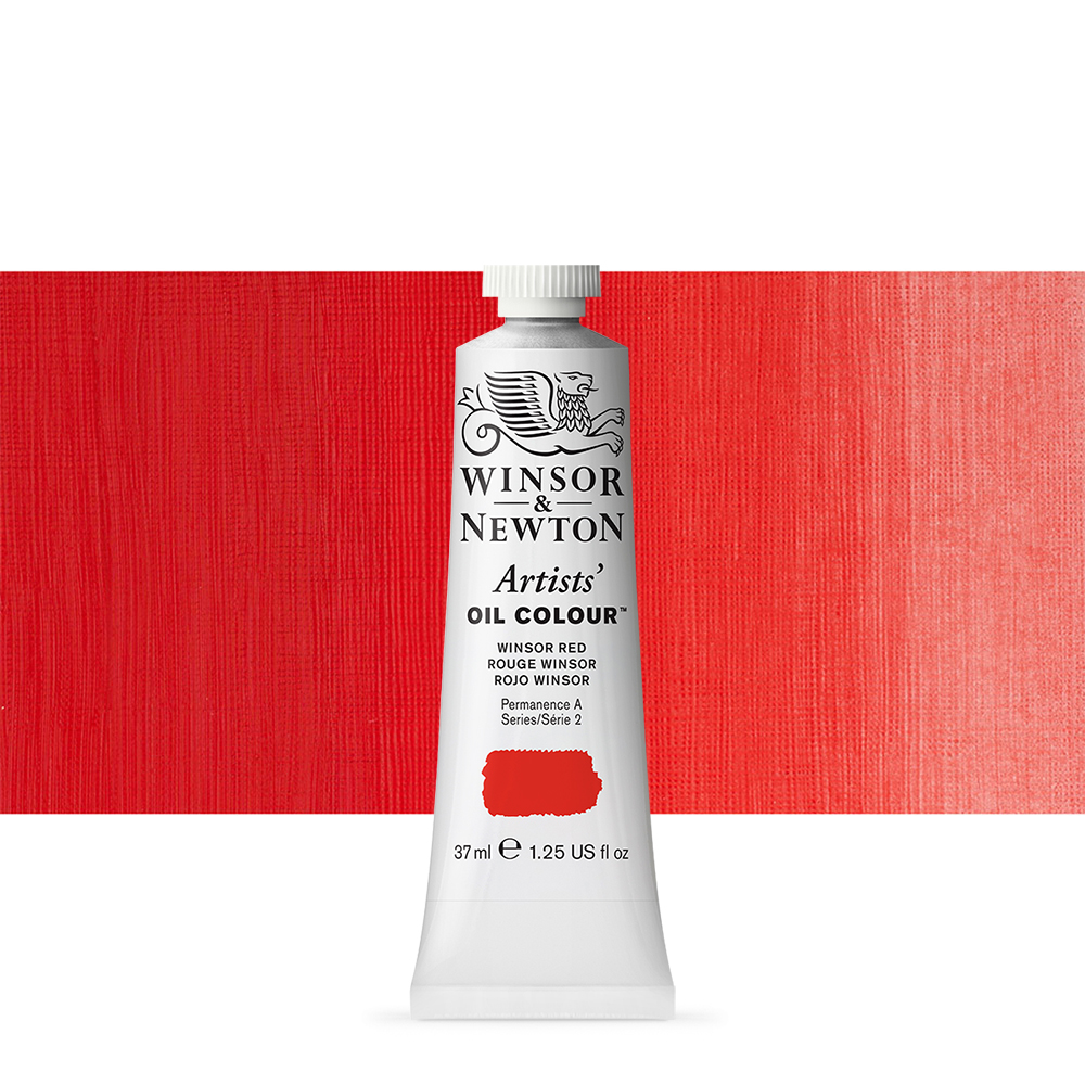 Winsor & Newton : Artists' : Oil Paint : 37ml : Winsor Red