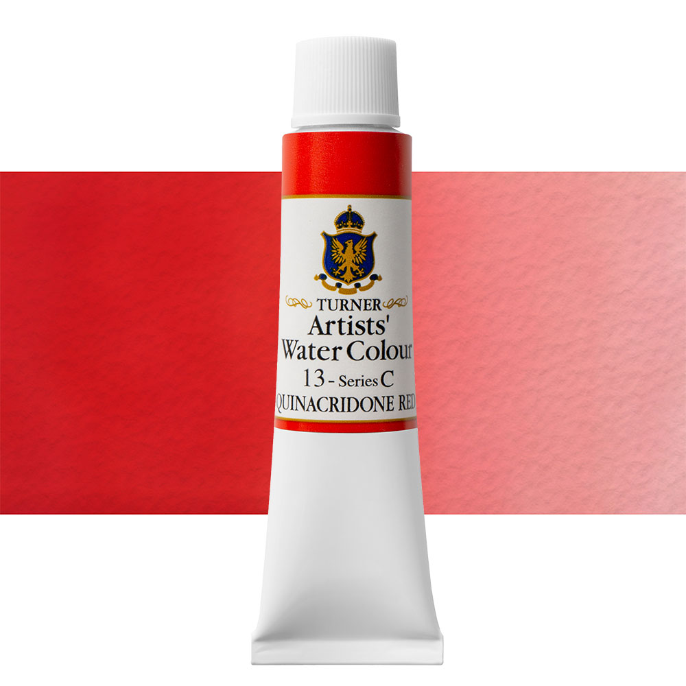 Turner : Artist's Watercolour Paint : 15ml : Quinacridone Red