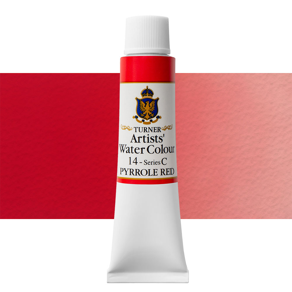 Turner : Artist's Watercolour Paint : 15ml : Pyrrole Red