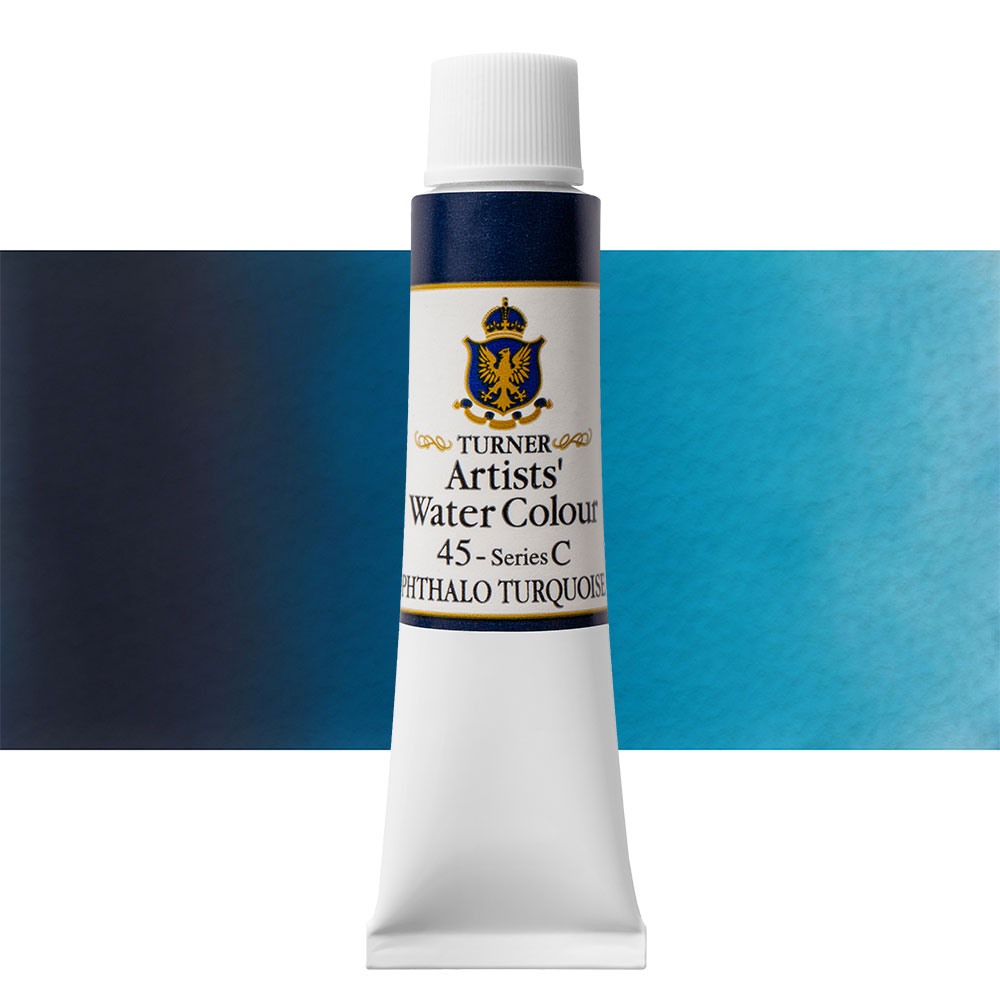 Turner : Artist's Watercolour Paint : 15ml : Phthalo Turquoise
