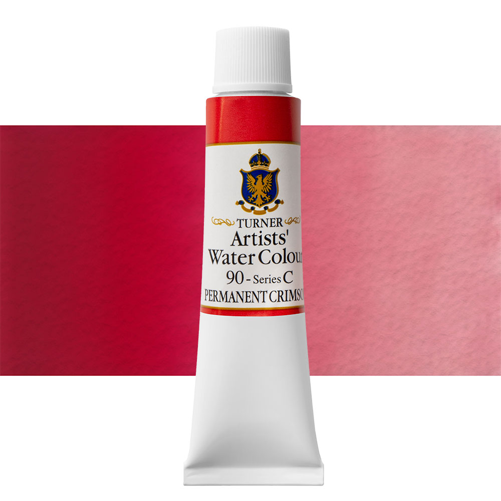 Turner : Artist's Watercolour Paint : 15ml : Permanent Crimson